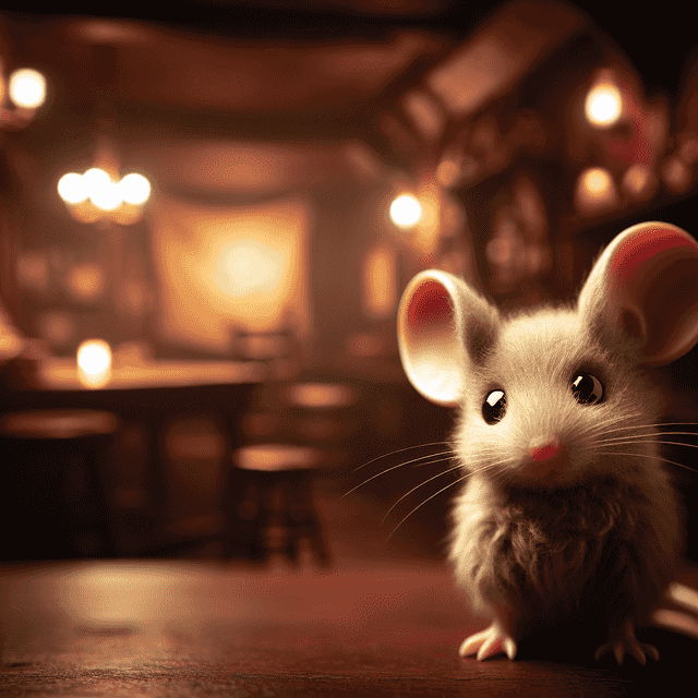 A portrait of a mouse.