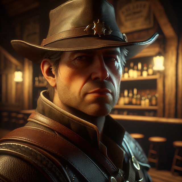 A portrait of a sheriff.