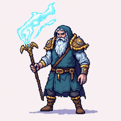 A image representing 8 bit character.
