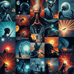 A image representing alien language.