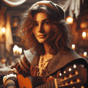 A portrait of a bard.