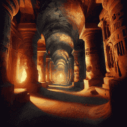 A portrait of a catacomb.