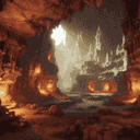 A portrait of a cave.