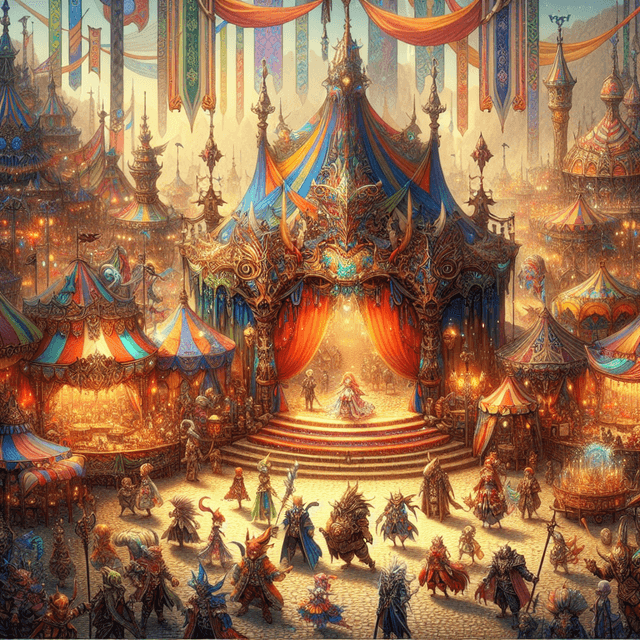 A portrait of a circus.