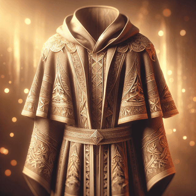 A portrait of a cloak.