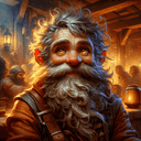 A deep gnome in a tavern.