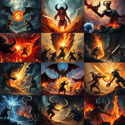 A image representing demon language.