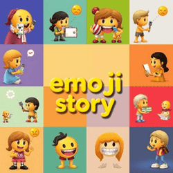 A image representing emoji story.