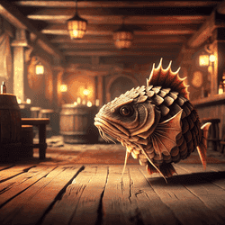 A portrait of a fish.