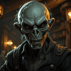 A portrait of a ghoul.