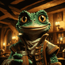 A grung in a tavern.