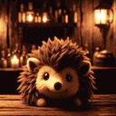 A portrait of a hedgehog.