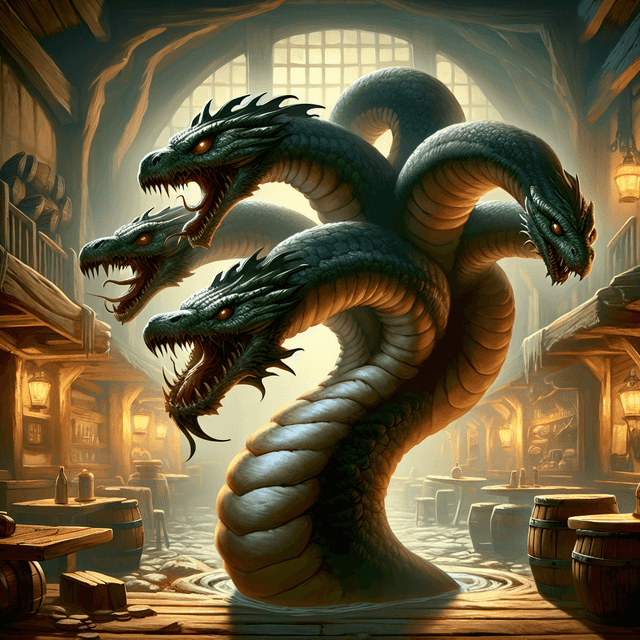 A portrait of a hydra.