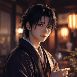 A portrait of a japanese.