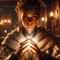 A portrait of a mage.