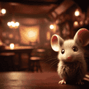 A portrait of a mouse.