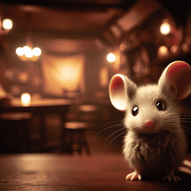 A portrait of a mouse.