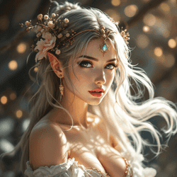A portrait of a nymph.