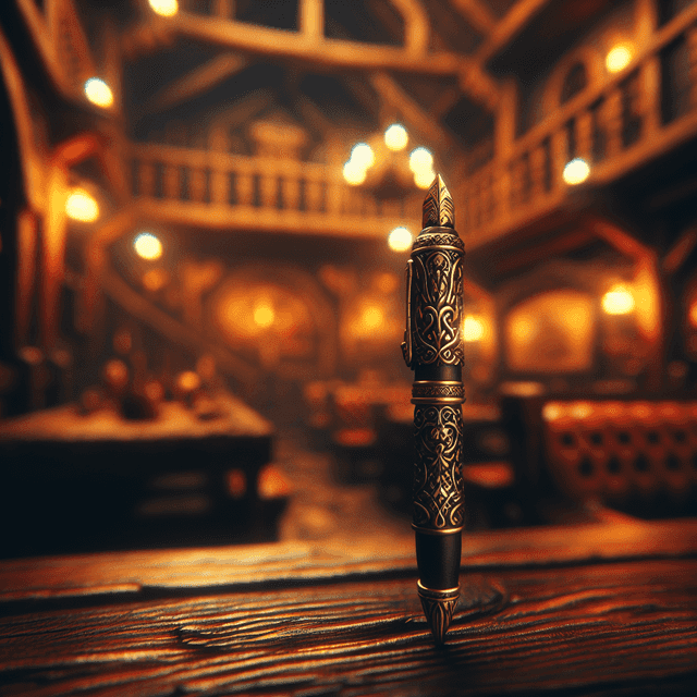 A portrait of a pen.