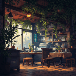 A portrait of a restaurant.