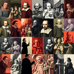 A image representing shakespeare language.
