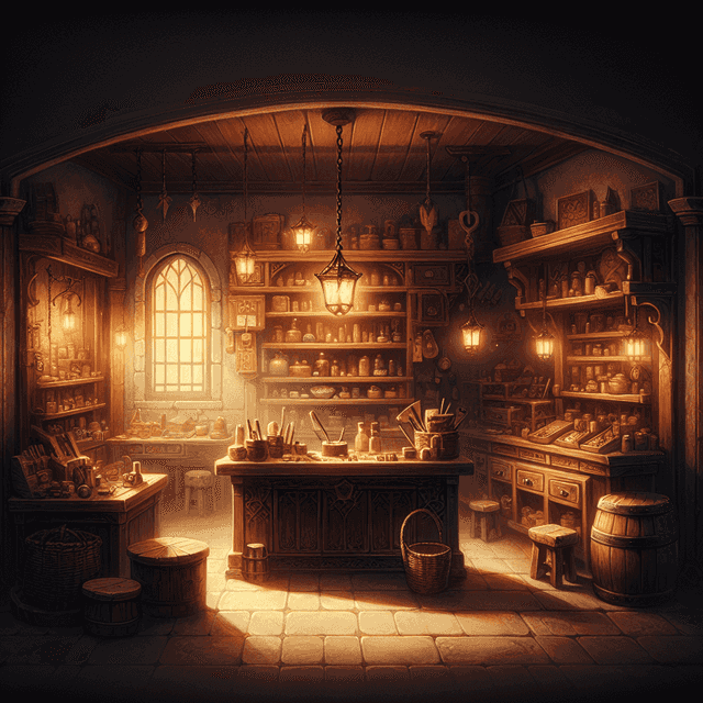 A portrait of a shop.