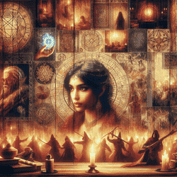 A image representing spell incantation.
