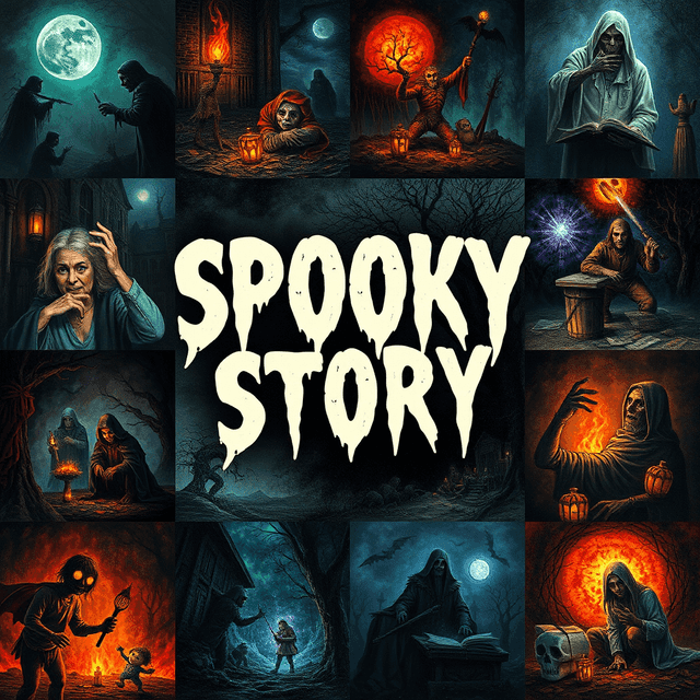 A image representing spooky story.