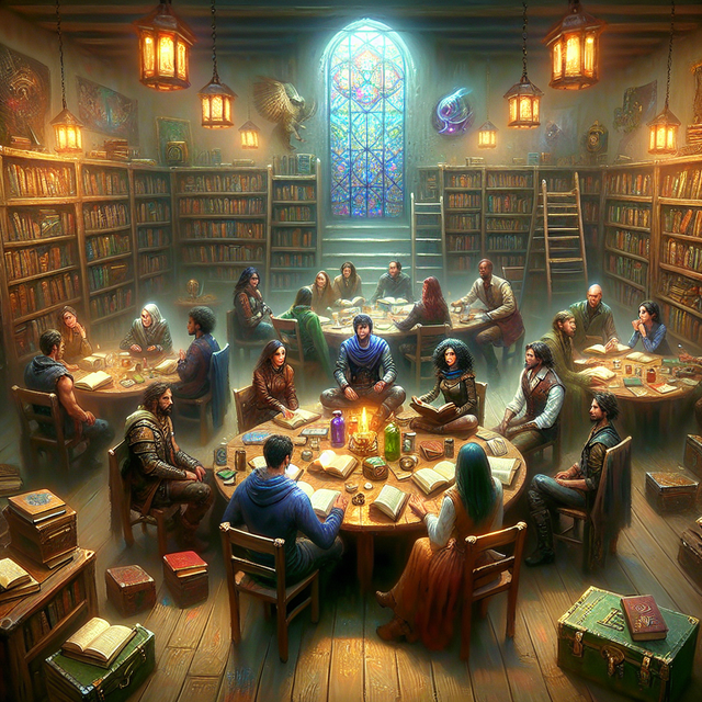 A portrait of a book club.