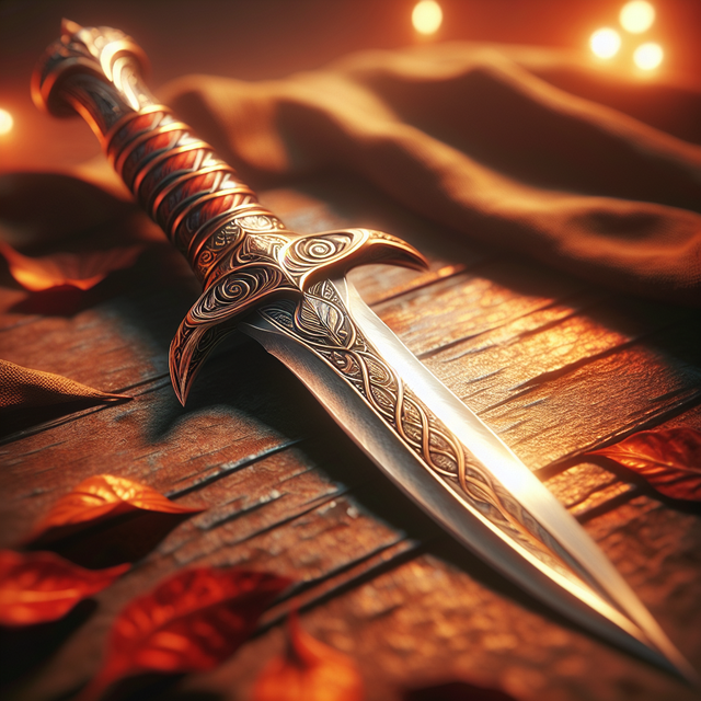 A portrait of a dagger.