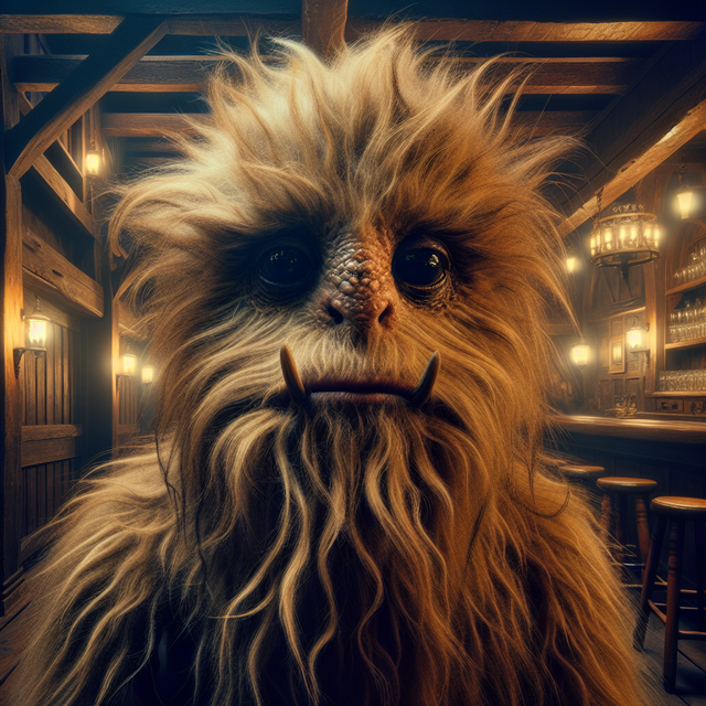 A portrait of a wookiee.